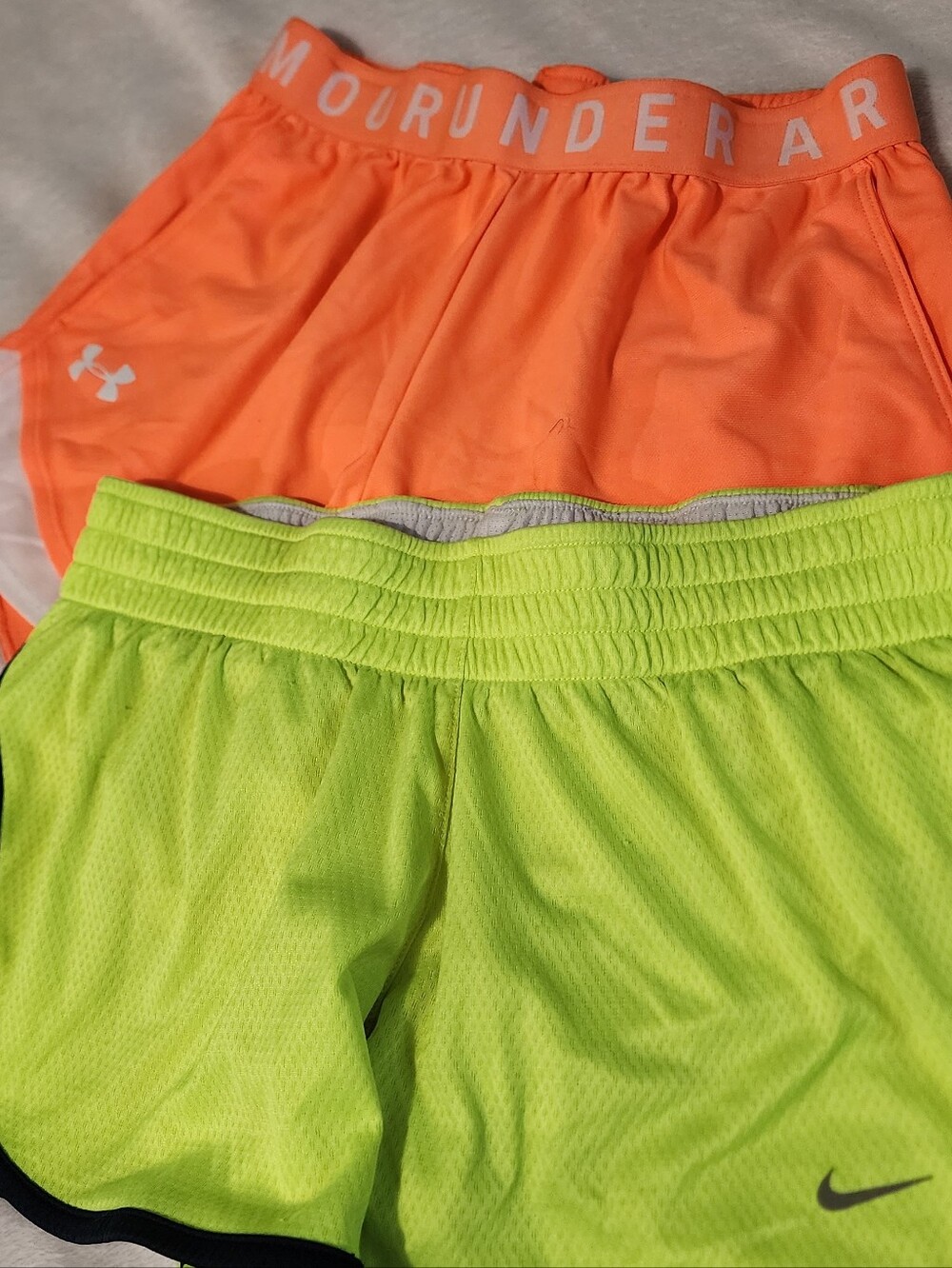 Nike Neon Lime Dri-Fit Athletic Shorts